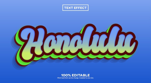 Effet De Texte Honolulu