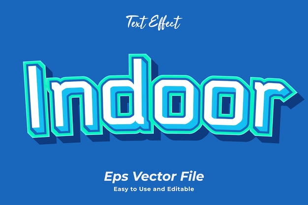 Effet De Texte Intérieur Modifiable Et Facile à Utiliser Vecteur Premium