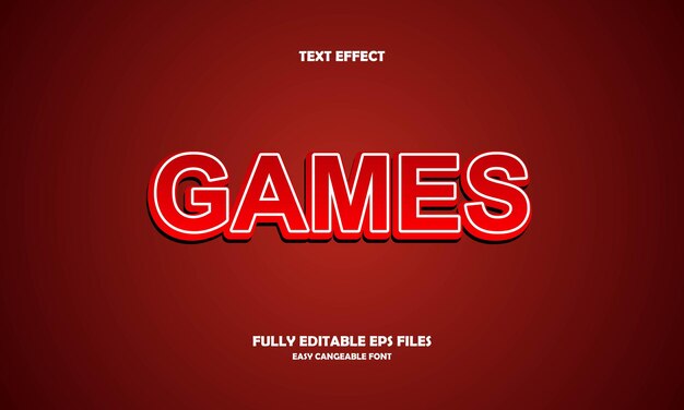 Effet de texte de jeu