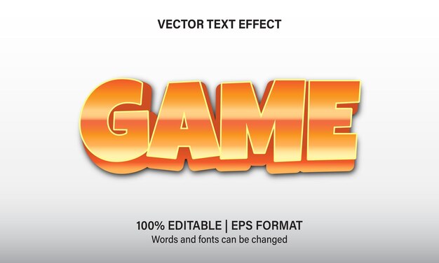 Effet De Texte De Jeu