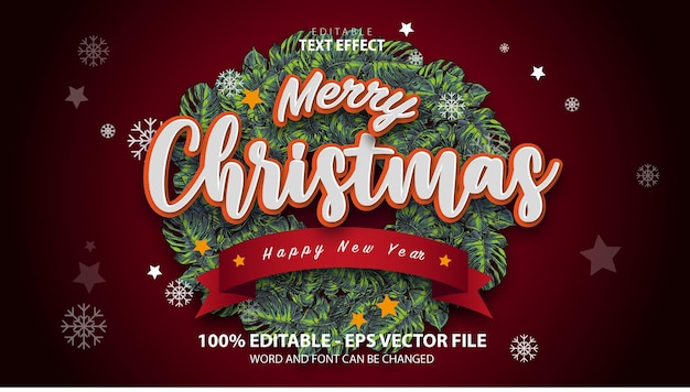 EFFET DE TEXTE Joyeux Noël et bonne année