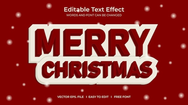 Effet de texte joyeux noël