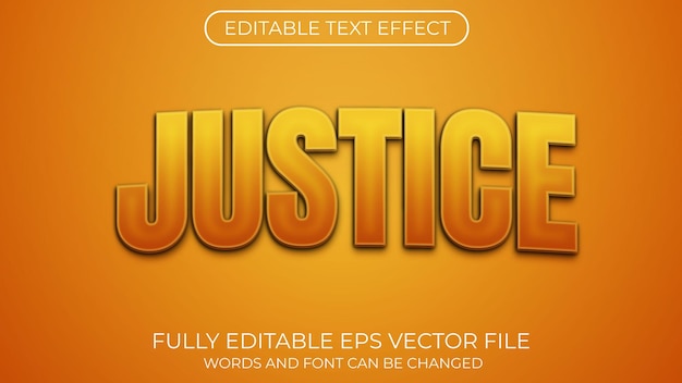 Effet de texte Justice