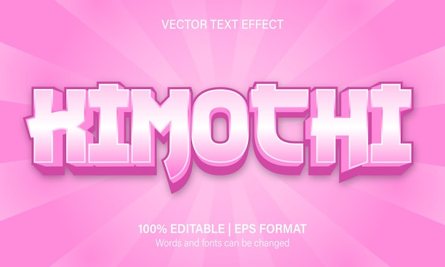 Effet De Texte Kimochi