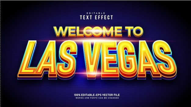 Effet De Texte De Las Vegas