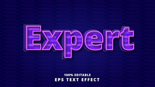 Effet De Texte Lueur Modifiable Par Un Expert