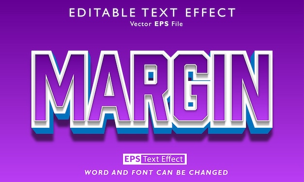 Effet De Texte De Marge