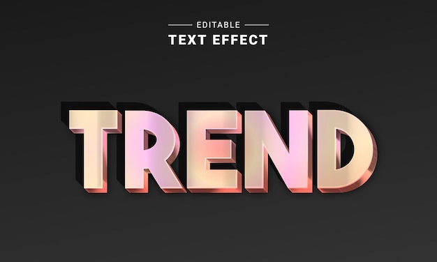 Effet De Texte Métallique