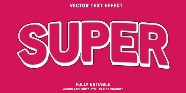 Effet de texte modifiable en 3D