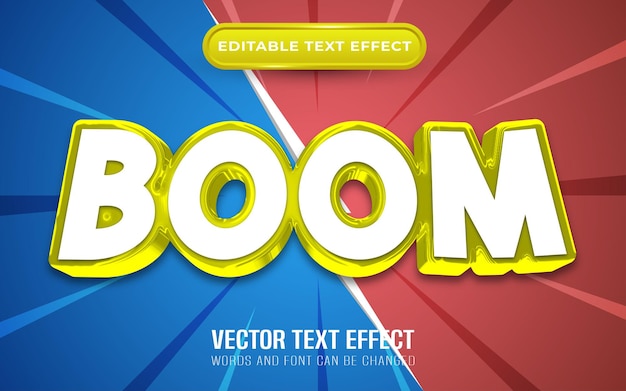 Effet De Texte Modifiable Boom