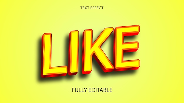 Effet de texte modifiable Conception d'effets de style de texte 3D
