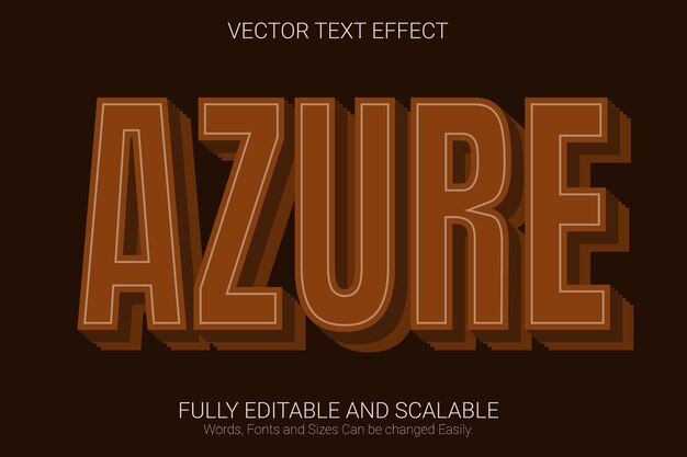 Effet de texte modifiable dans un style tendance moderne