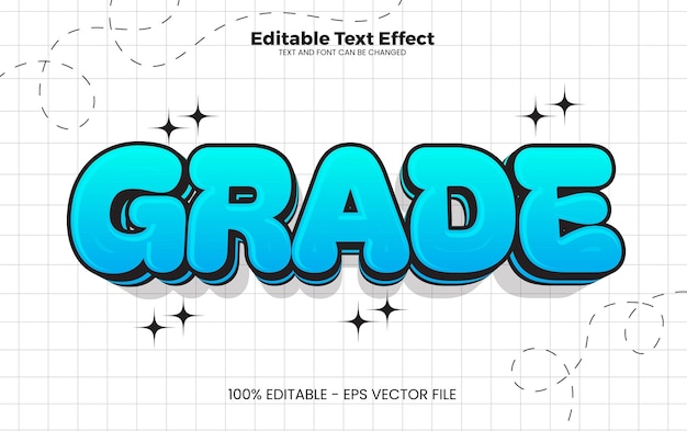 Effet de texte modifiable dans le style de la tendance moderne