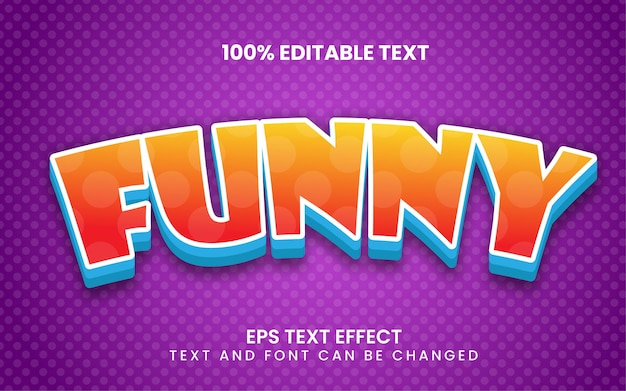 Effet de texte modifiable drôle