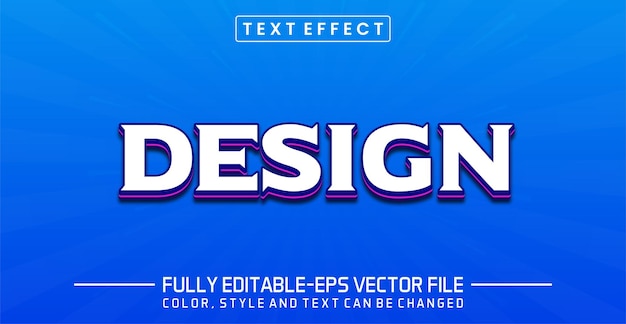 Effet De Texte Modifiable Effet De Texte De Conception 3d