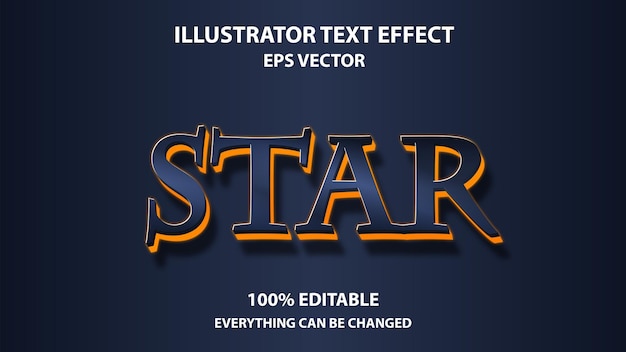 Effet De Texte Modifiable En étoile