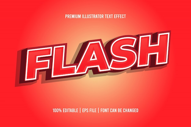 Effet De Texte Modifiable Flash