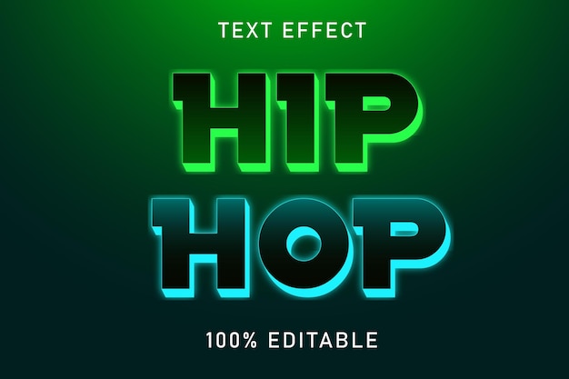 Effet De Texte Modifiable Hip Hop