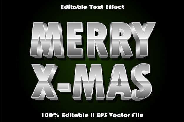 Effet de texte modifiable Joyeux Noël