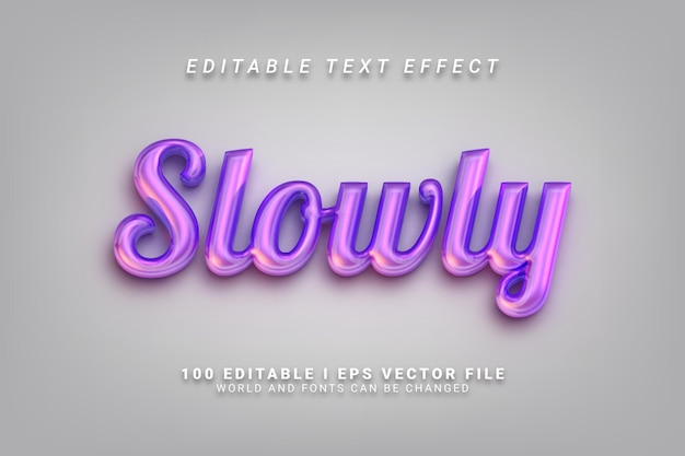 Effet de texte modifiable lentement