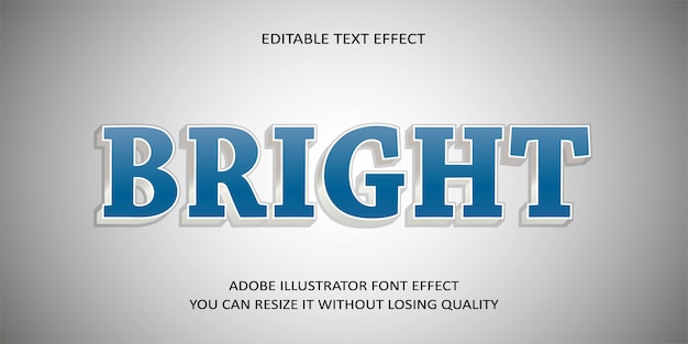 Effet de texte modifiable lumineux