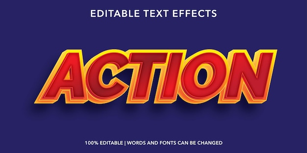 Effet De Texte Modifiable Par Action