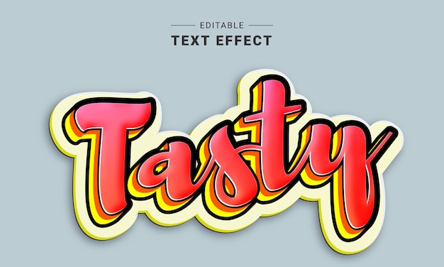 Effet De Texte Modifiable Pour Illustrateur