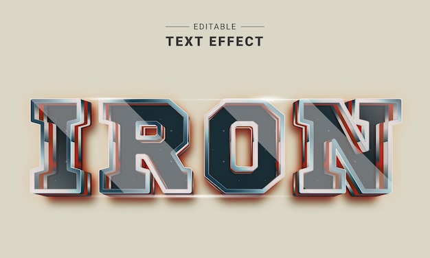 Effet De Texte Modifiable Pour Illustrateur