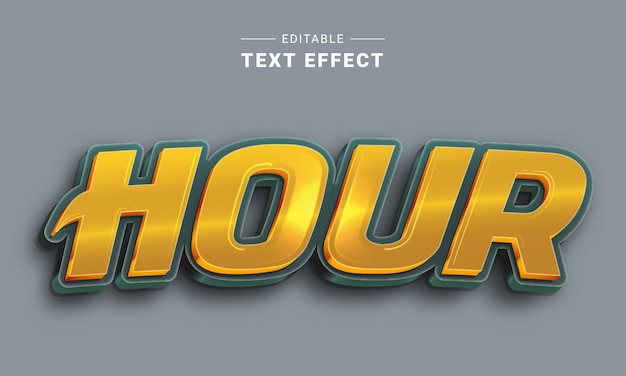 Effet De Texte Modifiable Pour Illustrateur