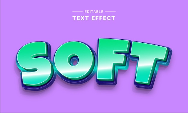 Effet de texte modifiable pour illustrateur