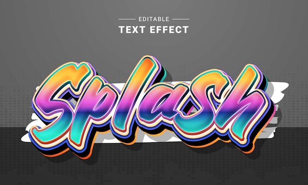 Effet De Texte Modifiable Pour Illustrateur