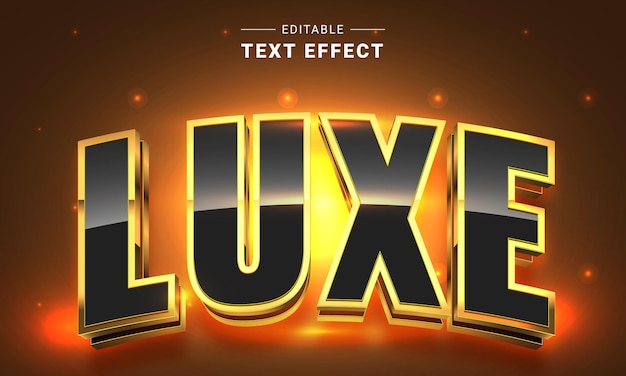 Effet de texte modifiable pour illustrateur