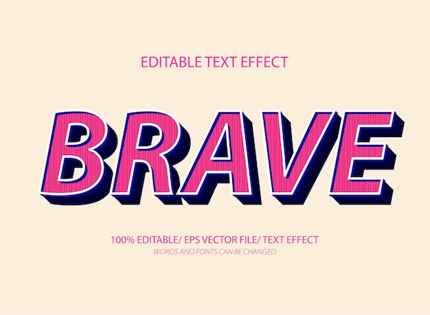 Effet de texte modifiable et style de texte modifier