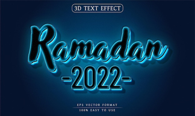 Effet De Texte Modifiable Style De Texte Ramadan Kareem