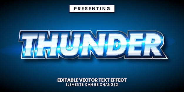 Effet de texte modifiable style de titre de jeu en métal brillant
