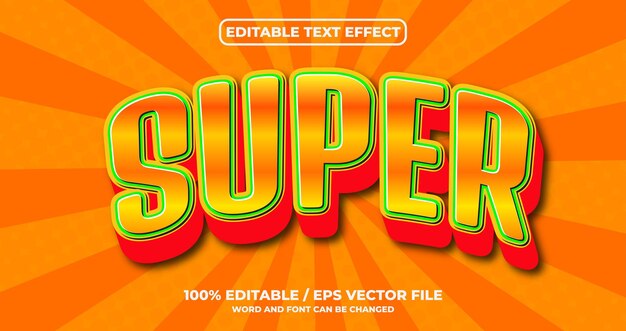 Effet de texte modifiable super comique