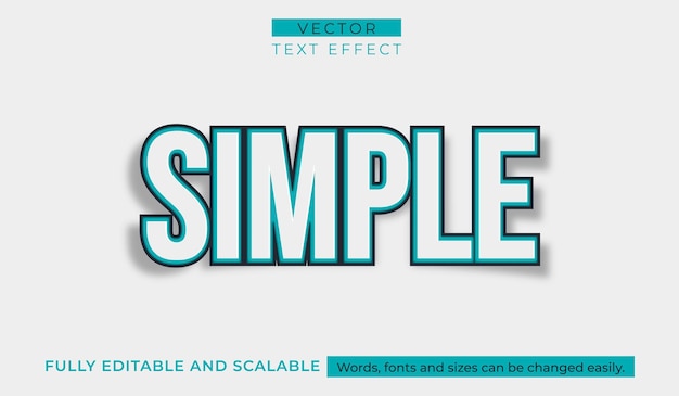 Effet de texte modifiable