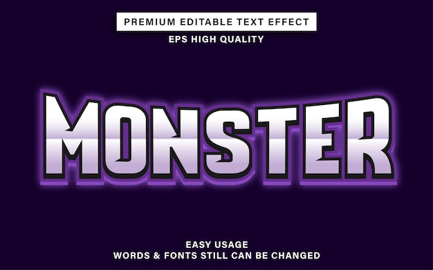 Effet De Texte Monster Esports