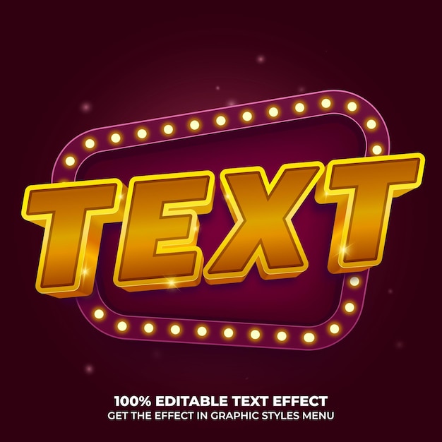 Effet de texte en or