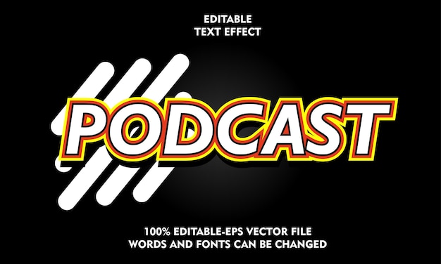 Effet De Texte De Podcast