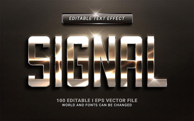 Effet De Texte De Signalisation