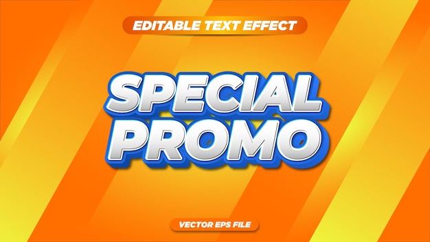 Effet De Texte Spécial Promo