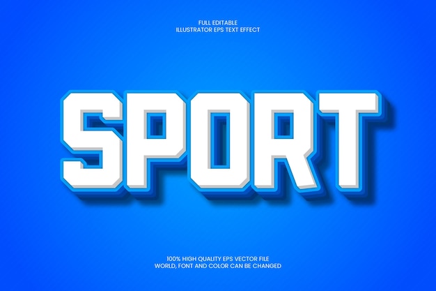 Effet De Texte Sport