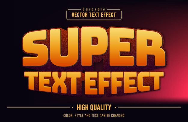 effet de texte super gras modifiable