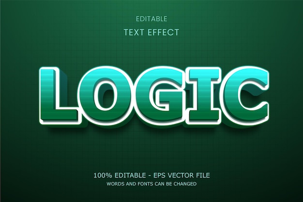 Effet de texte technologique style de texte modifiable