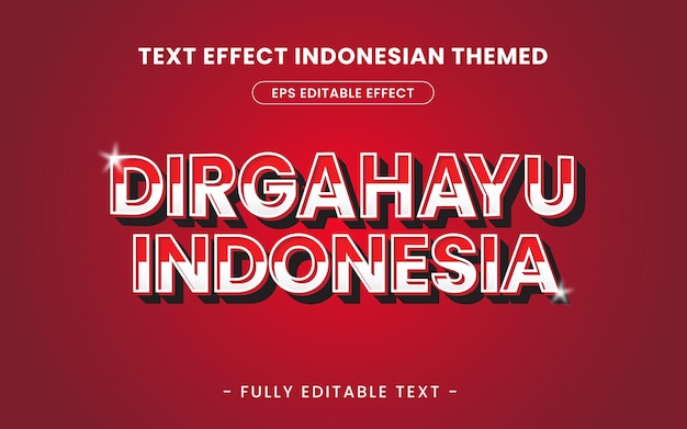 Effet De Texte Sur Le Thème Indonésien