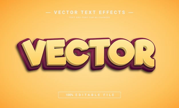 Effet De Texte Vectoriel