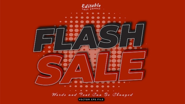 Effet De Texte De Vente Flash