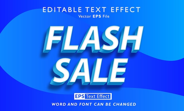 Effet De Texte De Vente Flash