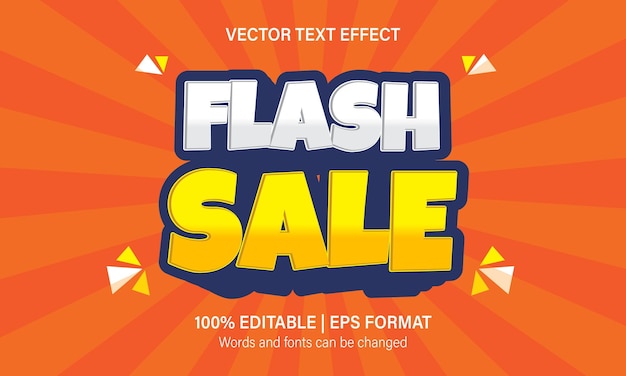 Effet De Texte De Vente Flash